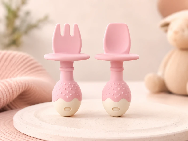 All-Silicone Spoon and Fork Sets