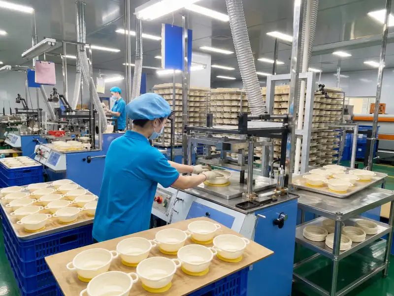 Check Silicone Folding Bowls During Production
