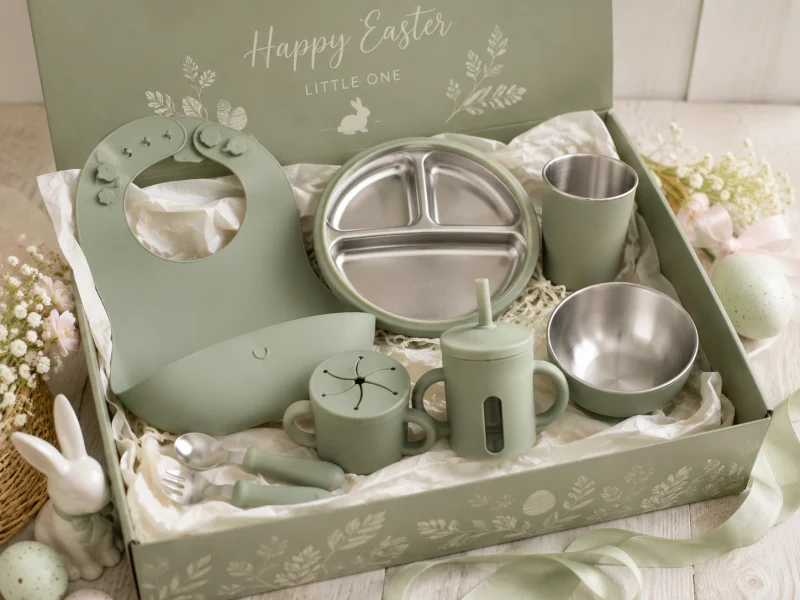 Easter baby Feeding gift set