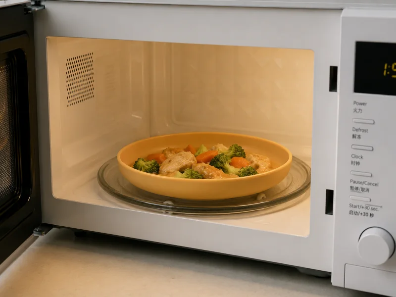 Microwave Reheating up to 230°C