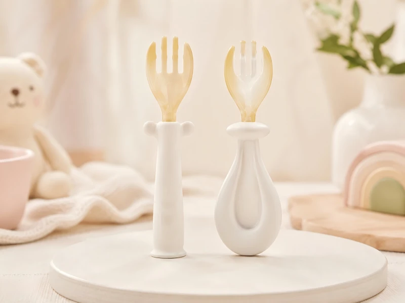 PPSU Fork Heads with Silicone Handles