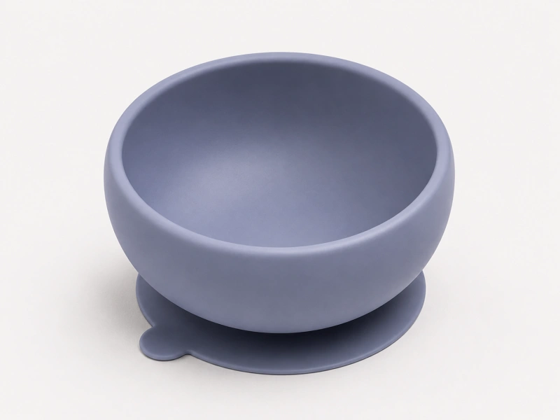 Round Silicone Suction Bowl