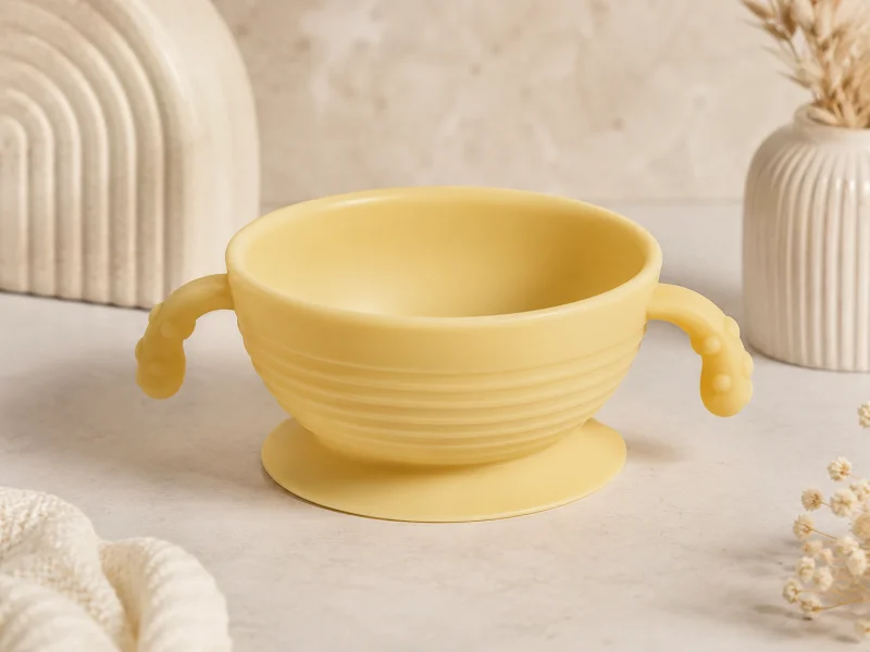 Side-Grip Silicone Folding Bowl