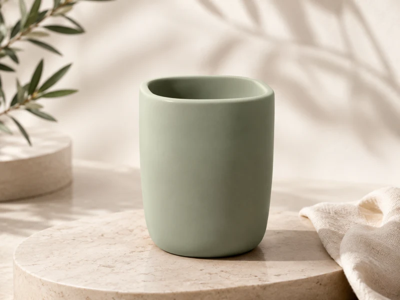 Tall Square-Rim Silicone Training Cup