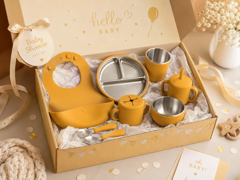 baby shower Feeding gift set