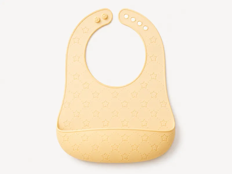 semi-transparent Silicone baby Bibs