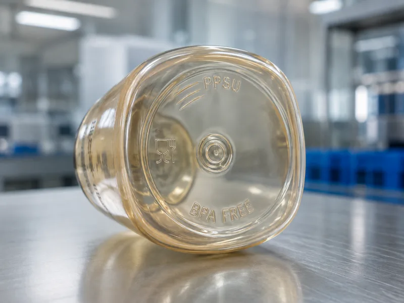 Logo, Milliliter Scale and Printed Information