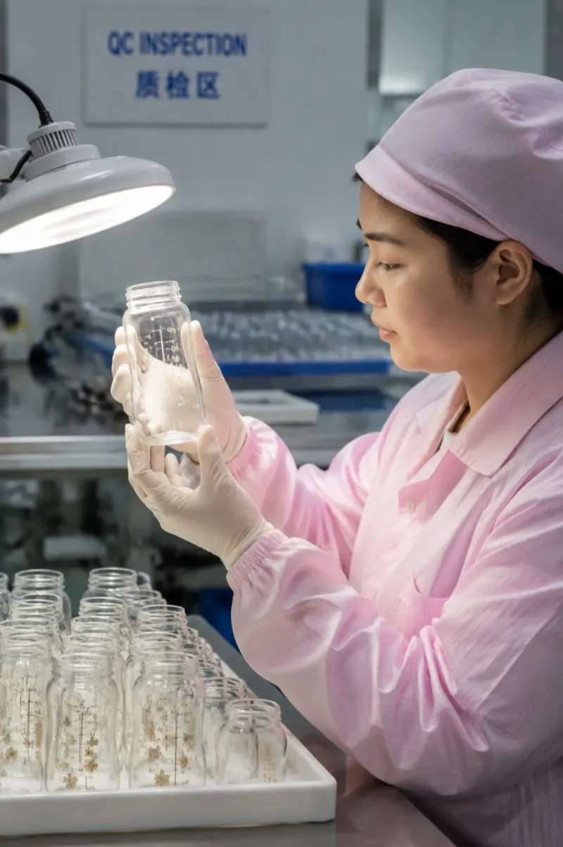 Quality Control for High Borosilicate Glass Baby Bottles-1