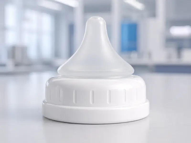 Silicone Nipple Fitted to the PP Assembly