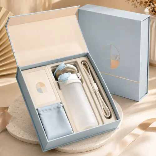 kid Silicone Water bottle Custom gift box