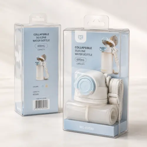 kid Silicone Water bottle transparent pet box